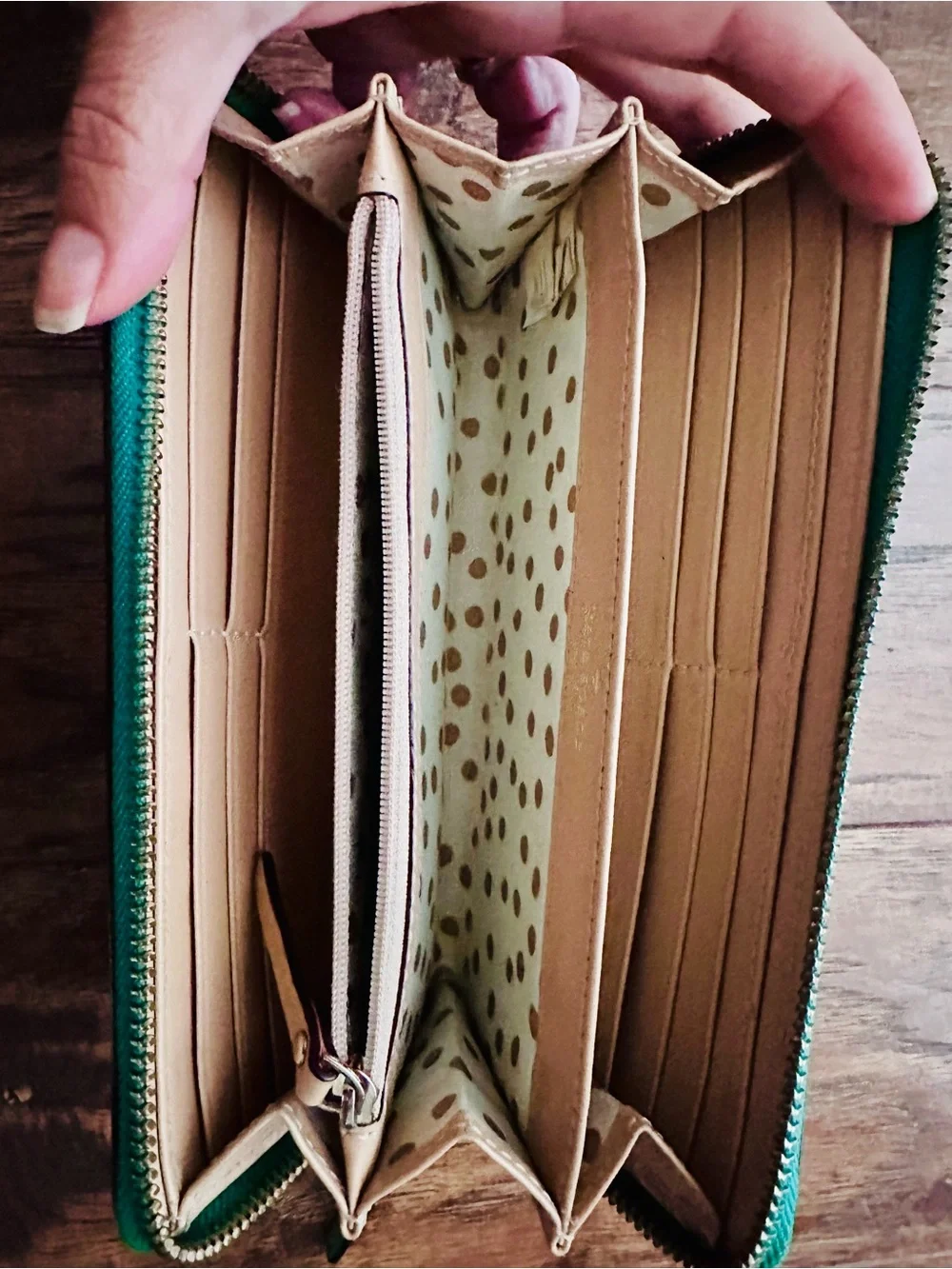 kate spade large green